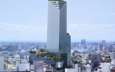 Shibuya Upper West, un edificio de cerámica y vidrio