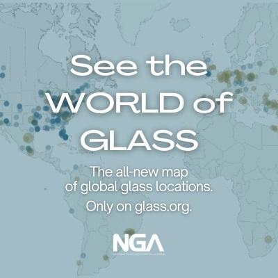 NGA relanza mapa global de ubicaciones de fabricación de vidrio